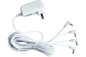 LaWana AC/DC4.5V Adapter Lighted Accessory Compatible with Lemax # 94566 94563 94564 94565 74227 74706 Replacement for Christmas Micro Lighting Building Decoration