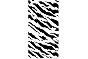 STENCILAIR Tiger Stripes Large Logo Stencil Template - Reusable 10mm Mylar - for Arts, Crafts, Airbrush, Painting, and Scrapbooking - Crafting Tool with Clear Flexibility