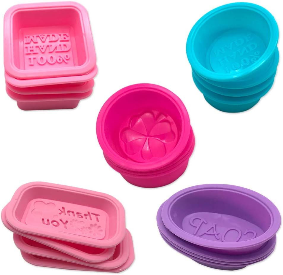 CKANDAY 20 Pcs Silicone Soap Moulds