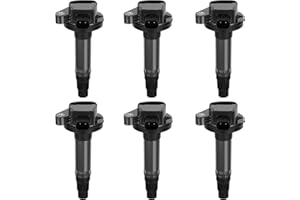 KERBIY Ignition Coil Packs for Ford Edge Explorer F150 Flex MKS MKZ MKT 3.5 3.7 V6, for Lincoln for Mazda 6 CX-9 2007 2008 2009 2010 2011 2012 2013 2014 2015 2016 3.7L 3.5L, UF553 5C1652 DG520, Pack of 6