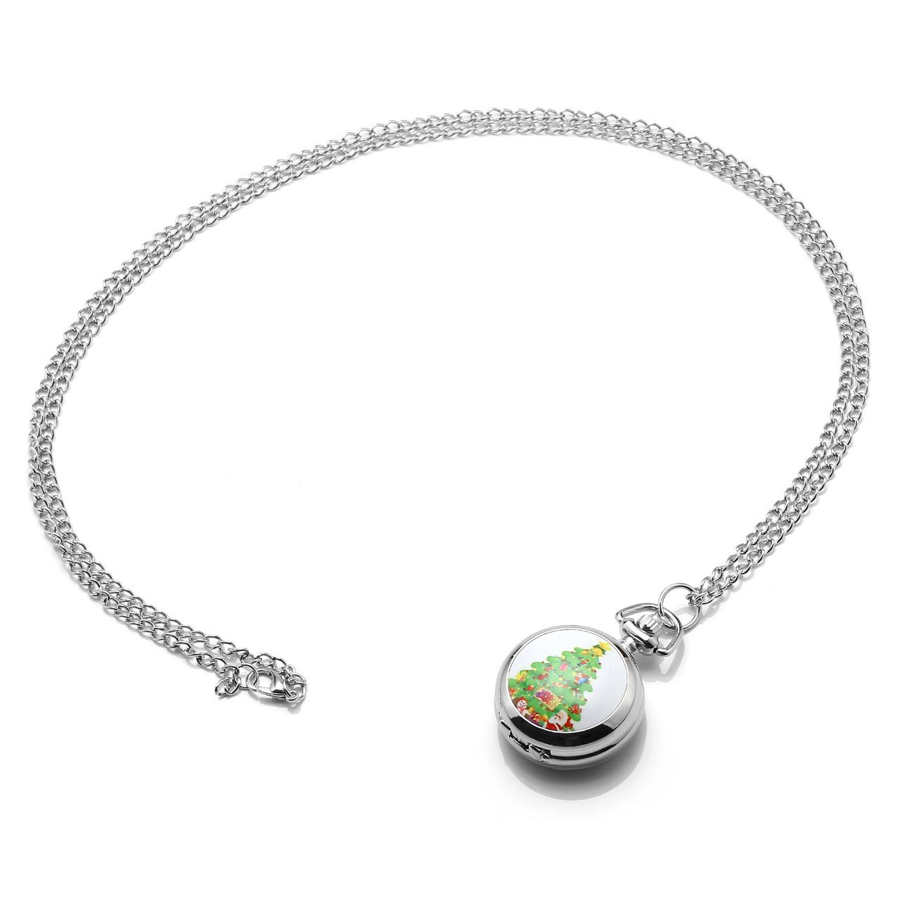 JSDDE Montres de Poche Montre Goussets Montre Simple Montre Vintage Cadeau pour la Fête de Noël