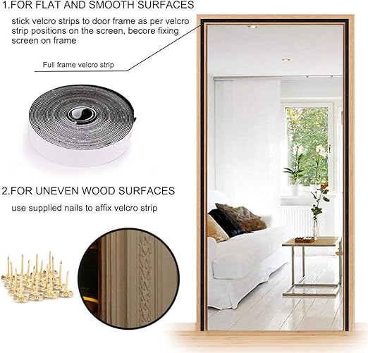 halovie mosquitera puerta magnetica