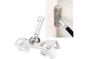 Fafeicy PTFE Stainless Steel Drywall Corner Roller, Inside Corner Bead Taping Tool with Threaded Adapter for Drywall