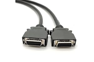GXMRHWY SCSI MDR 20Pin Male to Male Straight Snap Type Connector with Servo Cable 2M