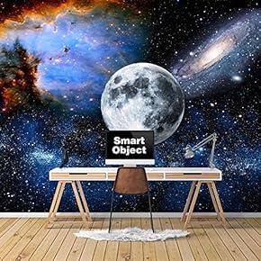 Wall Murals for Bedroom Great Universe Giant Planets Removable Wallpaper Peel and Stick Wall Stickers - 66x96 inches