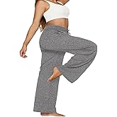 ZORBA Women's Plus Size Wide Leg Casual Palazzo Pants High Waist Yoga Comfy Loose Lounge Pants with Pockets Drawstring