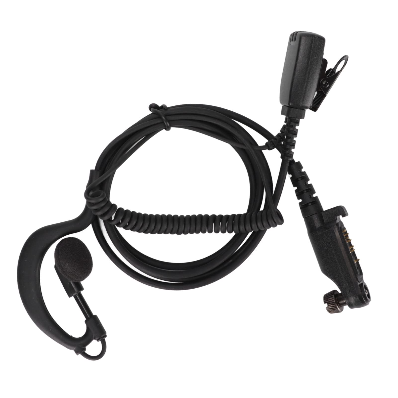 Bewinner 2 Way Radio Earphone, Walkie Talkies Earpieces for Hytera PD600 PD602 PD605 PD662 PD665 PD680 PD682 PD685 X1e X1p, Collar Clip PTT, Clear Sound Quality