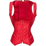 Alivila.Y Fashion Corset Womens Faux Leather Steampunk Corsets Victorian Bustier Top