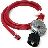 Low Pressure Regulator with Hose Connection Kit, 3/8 Barb x QCC1 Fittings