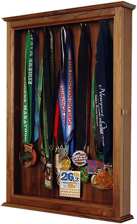 Sports Medal Display Handmade Out Of Solid Walnut in the USA