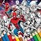 Livro Marvel Super Heróis e Vilões: Um Livro de Imagens para Colorir