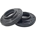 Autoacc Coil Spring Insulators, Coil Spring Isolators Compatible with 1984-2001 Cherokee XJ, 93-98 Grand Cherokee ZJ, 97-06 Wrangler TJ, 86-92 Comanche MJ, 84-90 Wagoneer (Stock Height)