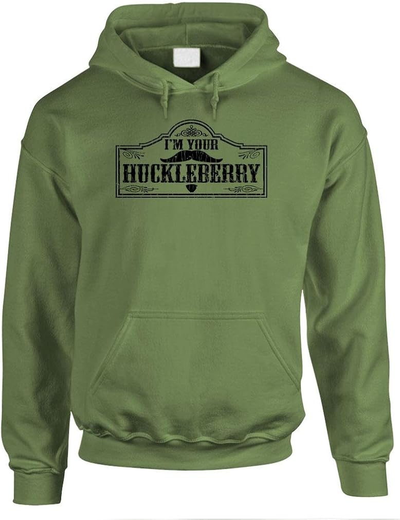 The Goozler I'm Your Huckleberry - doc Holliday Western - Mens Pullover Hoodie: Clothing