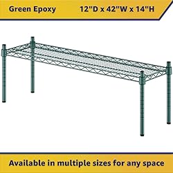 Zedfire 12" x 42" x 14" Green Epoxy Wire Storage