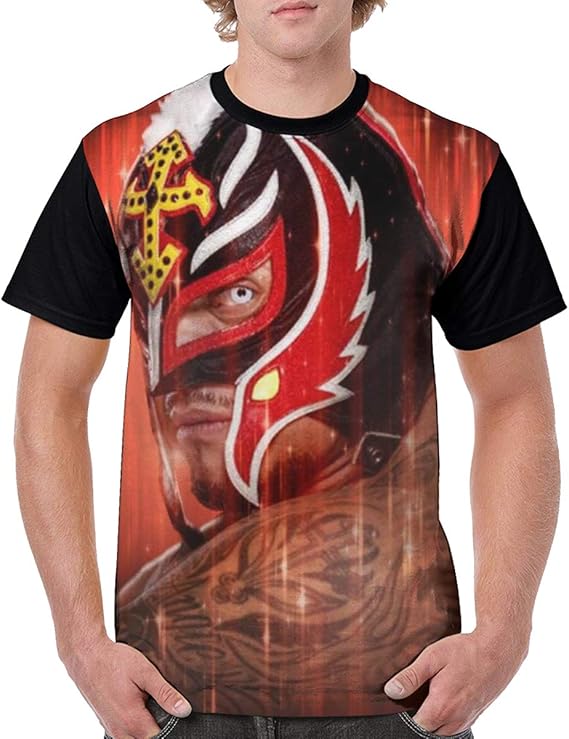 Amazon Co Jp ファッション メンズ 半袖 Tシャツ Wwe Rey Mysterio 12 半袖 Tシャツ メンズ 夏服 インナーシャツ メンズ Tシャツ 吸水速乾 防菌防臭 クセになる肌触り 快適 カジュアル 丸首tシャツ 服 ファッション小物