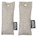 Mini California Home Goods Naturally Activated Air Purifying Bag, Shoe Charcoal Deodorizer, Odor Eliminator, 50g (2 Pack)
