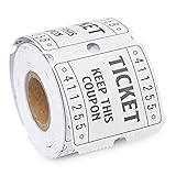 DGBDPACK 250 Raffle Tickets, 50/50 Double Roll