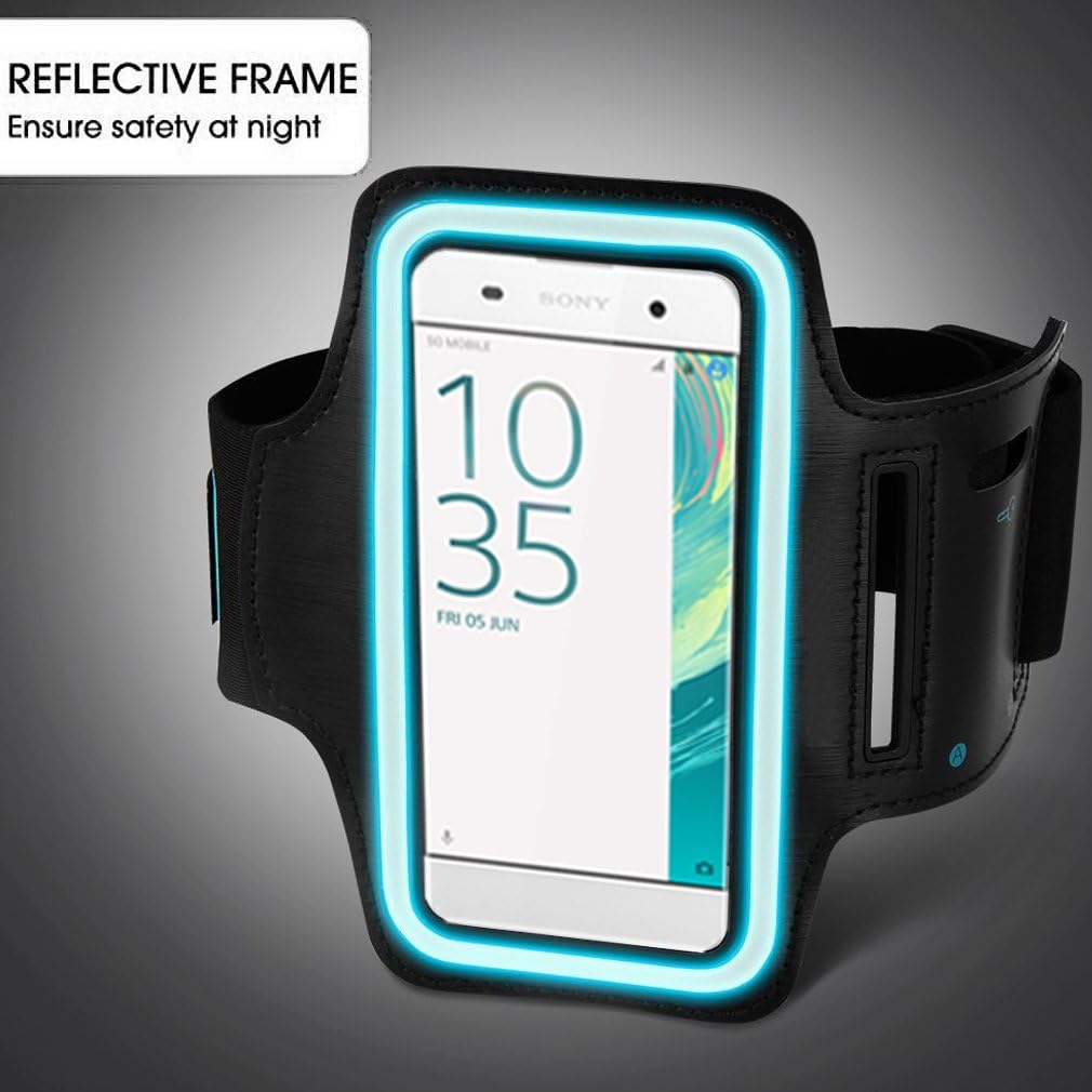 Sony Xperia 5 XA1 L1 L3 L4 / Xperia E5 E4 / Xperia XZ Running Sports Armband Gyms Fitness Workout ARM Band Cover Strap - Image 5
