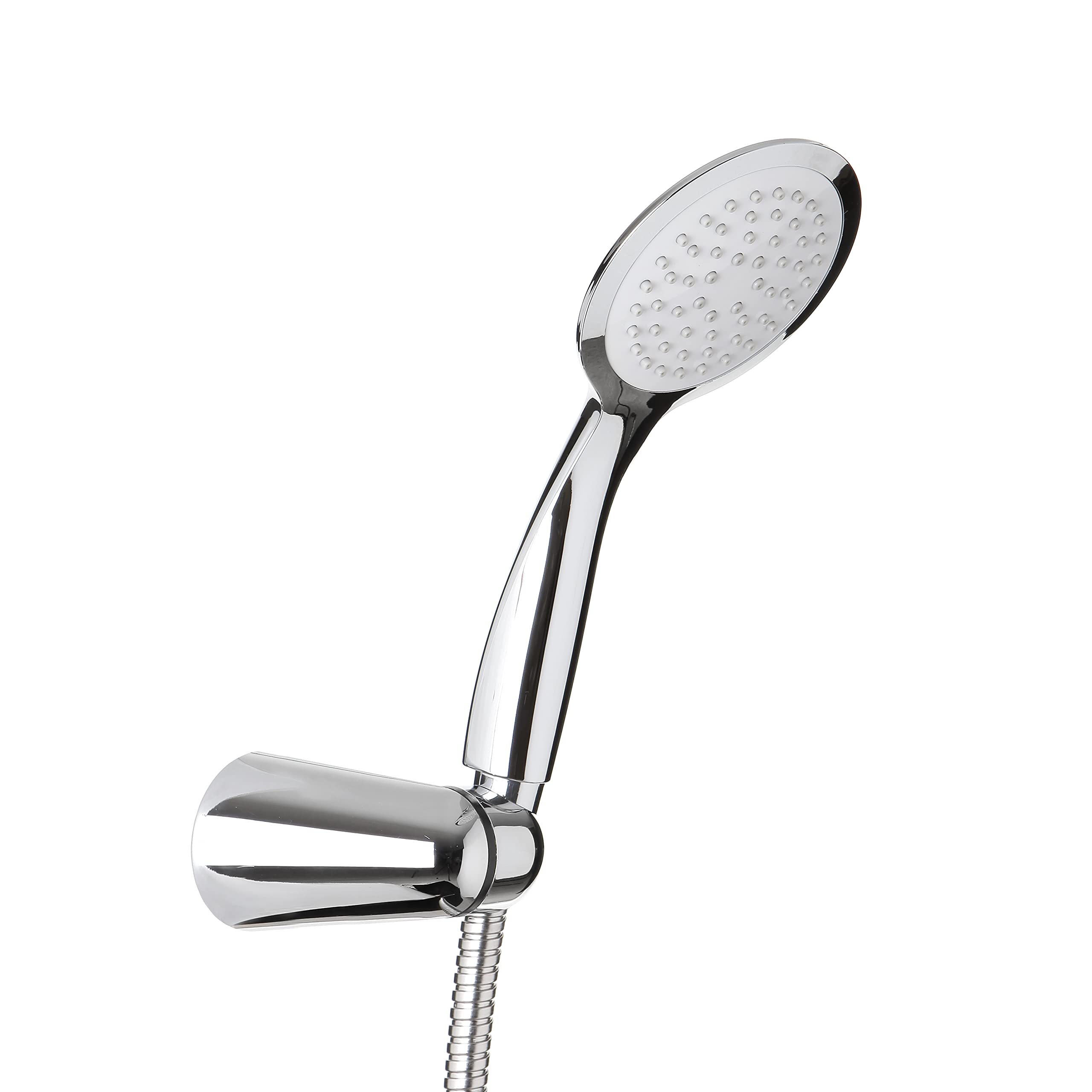 TATAY Alcala Shower Artichoke with Holder and Hose 1.5M, 10cm Diameter, ABS, 1 Position, Water Saving System and Antique, Chrome Plated