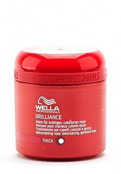 Wella Professionals Brilliance unisex, Mask für kräftiges, coloriertes Haar, 150 ml, 1er Pack, (1x 1 Stück)