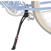 Bicycle Kickstand Rear Mount 24"-28" Silver