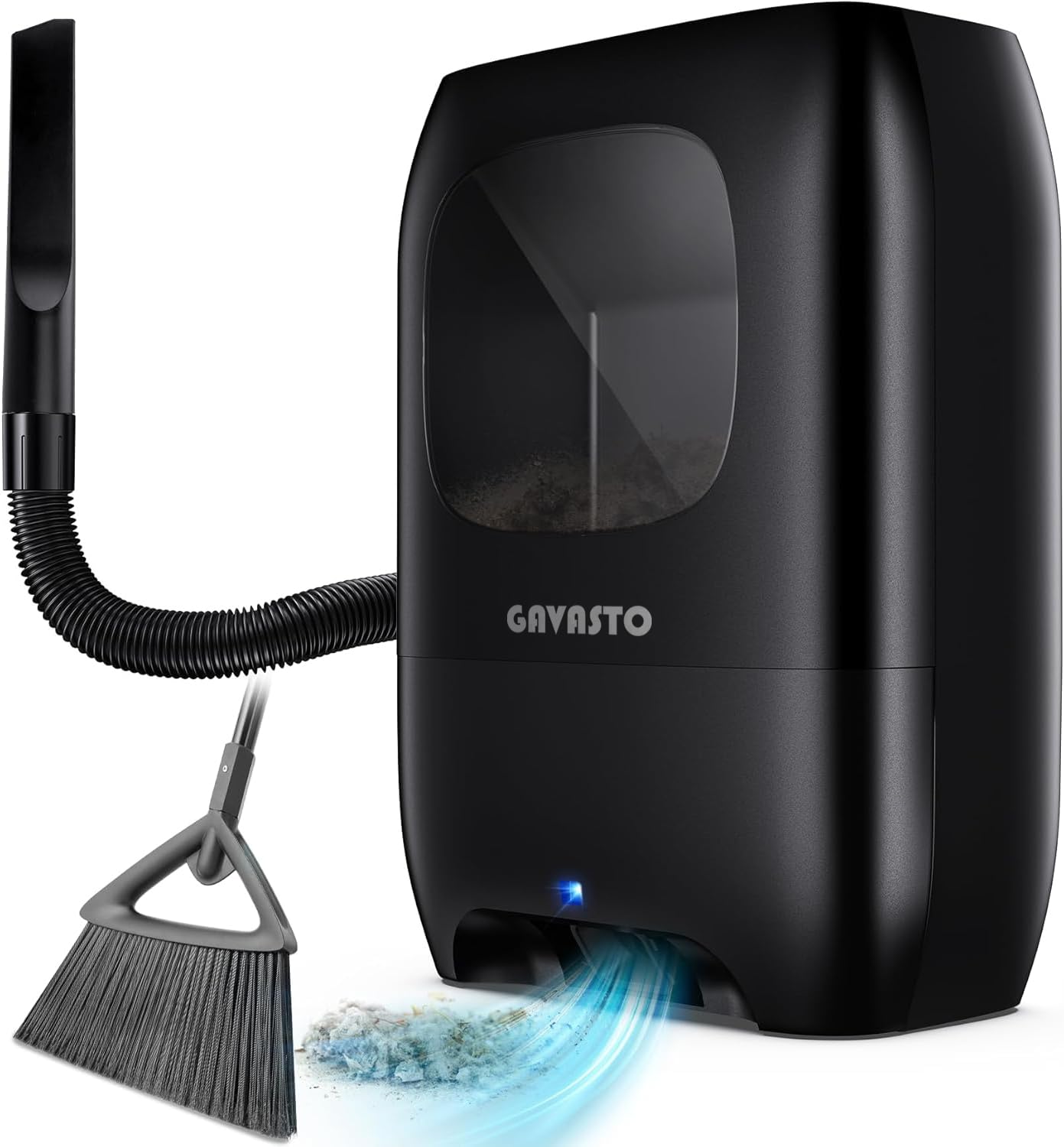 Photo 1 of Pro Touchless Vacuum Automatic Dustpan - Ultra Fast & Powerful - Great for Sweeping Salon Pet Hair Food Dirt Kitchen, Canister Vacuum Cleaner Trash Can, Bagless, Auto Sensors, 1500 Watt (Gun Gray)