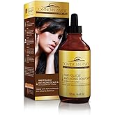 Dominican Magic Hair Follicle Anti-Aging Scalp Drop Hair Tonic with Rosemary and Cinnamon, Gotero Anti-Caida, Helps Stimulate Hair Growth (4.4 FL Oz (Pack of 1))