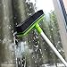 GLOYY Long Handle Push Broom with Soft Rubber Bristles Squeegee Edge 60 inches Use for Pet Cat Dog Hair Perfect for Cleaning Hardwood Vinyl Carpet
