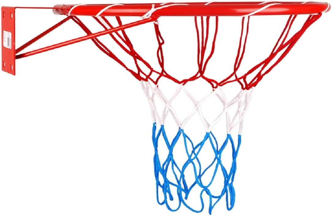 Hanging basketball net hoop, backboard with basketball ring net, for children, metal, diameter of 37&nbsp;cm/45&nbsp;cm