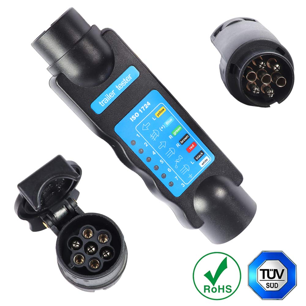 Adattatore Presa 7 Poli Per Rimorchio 24V – Connettore Universale Con Copertura In Metallo - 4