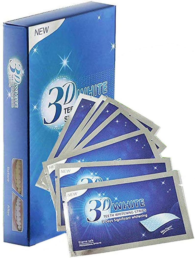 Teeth Whitening Strips,Isend Teeth Whitening Kit Professional Effects White Strips for Remove Stains Fast Result and No Sensitivity (28pcs)