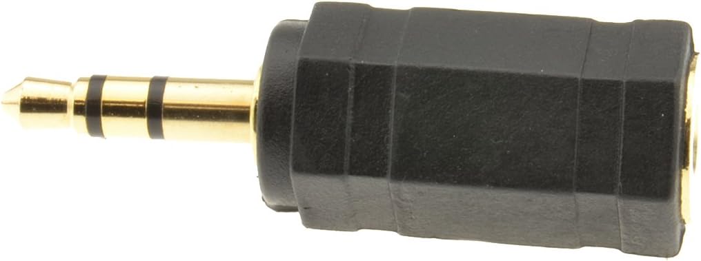 kenable 2.5mm Stereo Socket to 3.5mm Stereo Jack Plug Audio Cable Adapter Gold Plated - Image 3