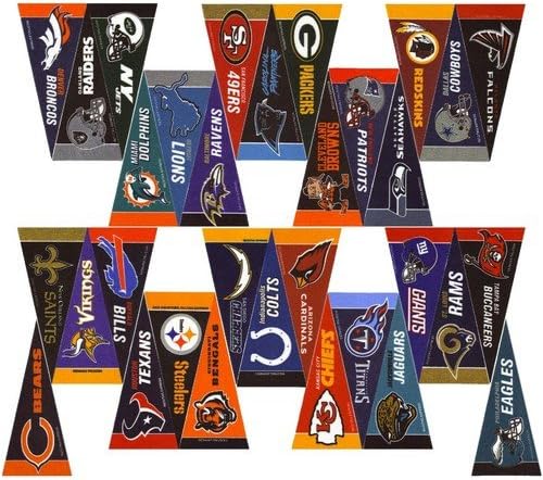 NFL Football Mini Pennants Collector Set (32) | Pricepulse