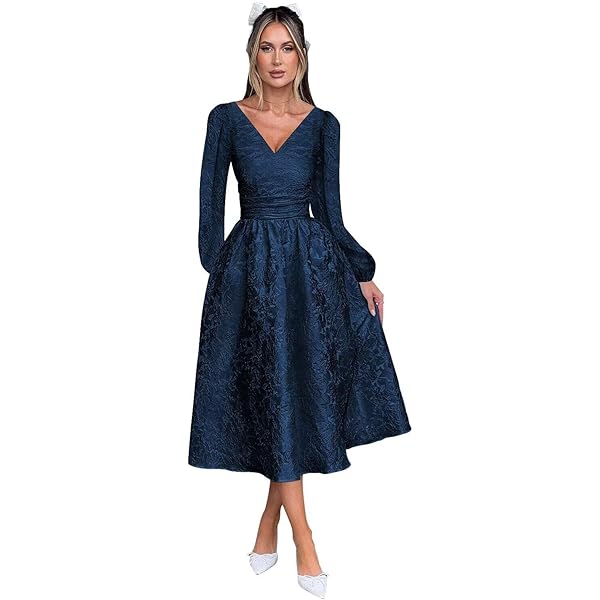 Amazon.com: Emma Street Women's Long lace Gown with Illusion Neckline Dress,  Navy, 14 : Clothing, Shoes & Jewelry
