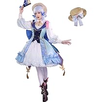 Amazon.com: FMMOEK Genshincosplay Impact Costume Ayaka Cosplay ...