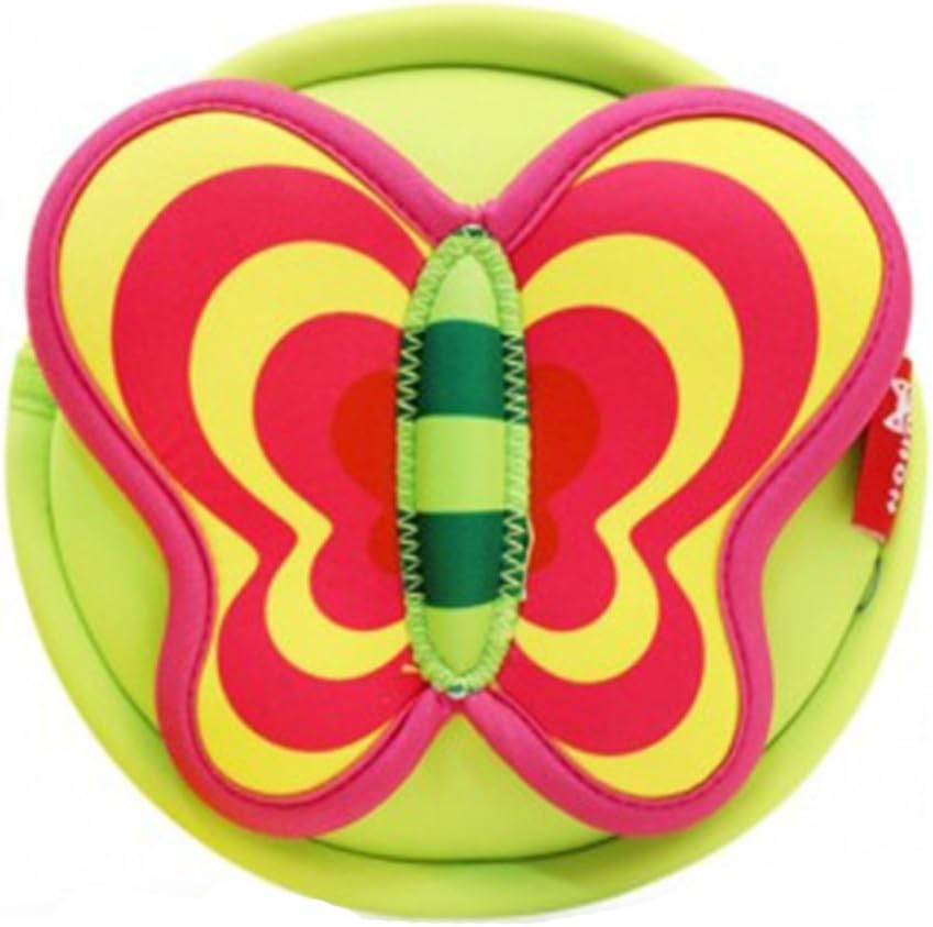 Kiddi Choice Nohoo Neoprene Butterfly Style Round Cross Body Bag,Green