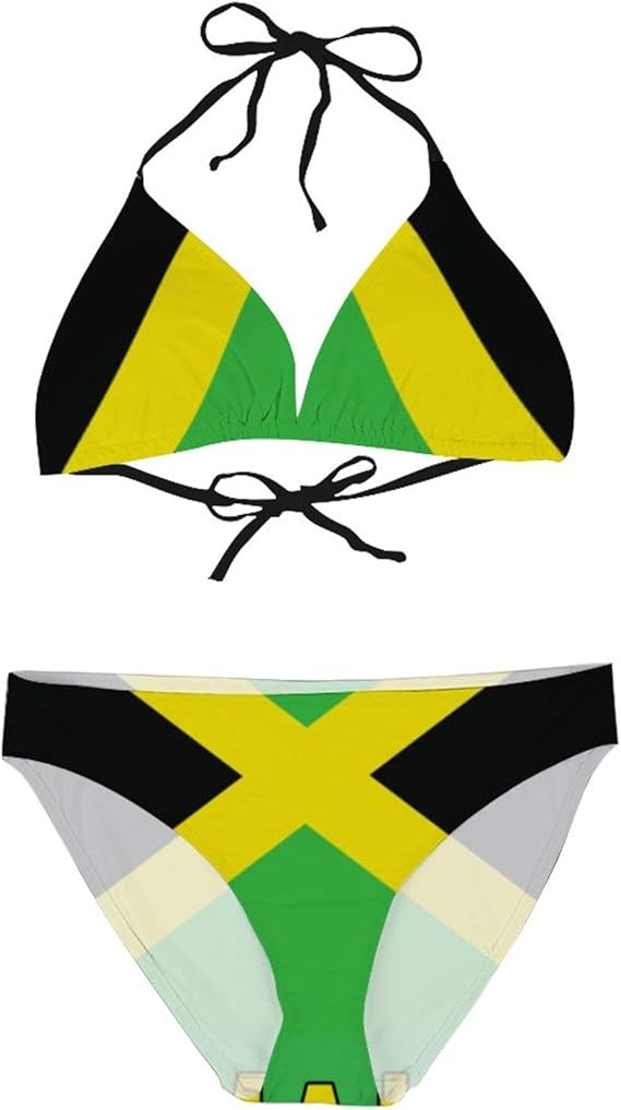 Jamaica Bikini Set Two Piece Halter Sexy Strappy Swimwear