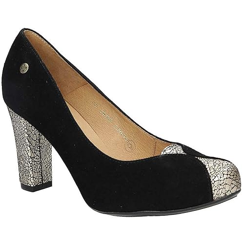 Maciejka Damen Pumps mit Blockabsatz 03490-01/00-1 | Wildleder