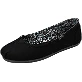 Skechers Women's Bobs Plush-Linen Back Ballet Flats