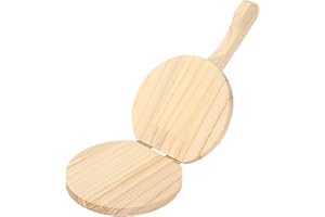 CHICIRIS Wooden Tortilla Press, 10 Inch Manual Dough Presser for Mexican Tortillas, with Ergonomic Handle, for Homemade Tacos