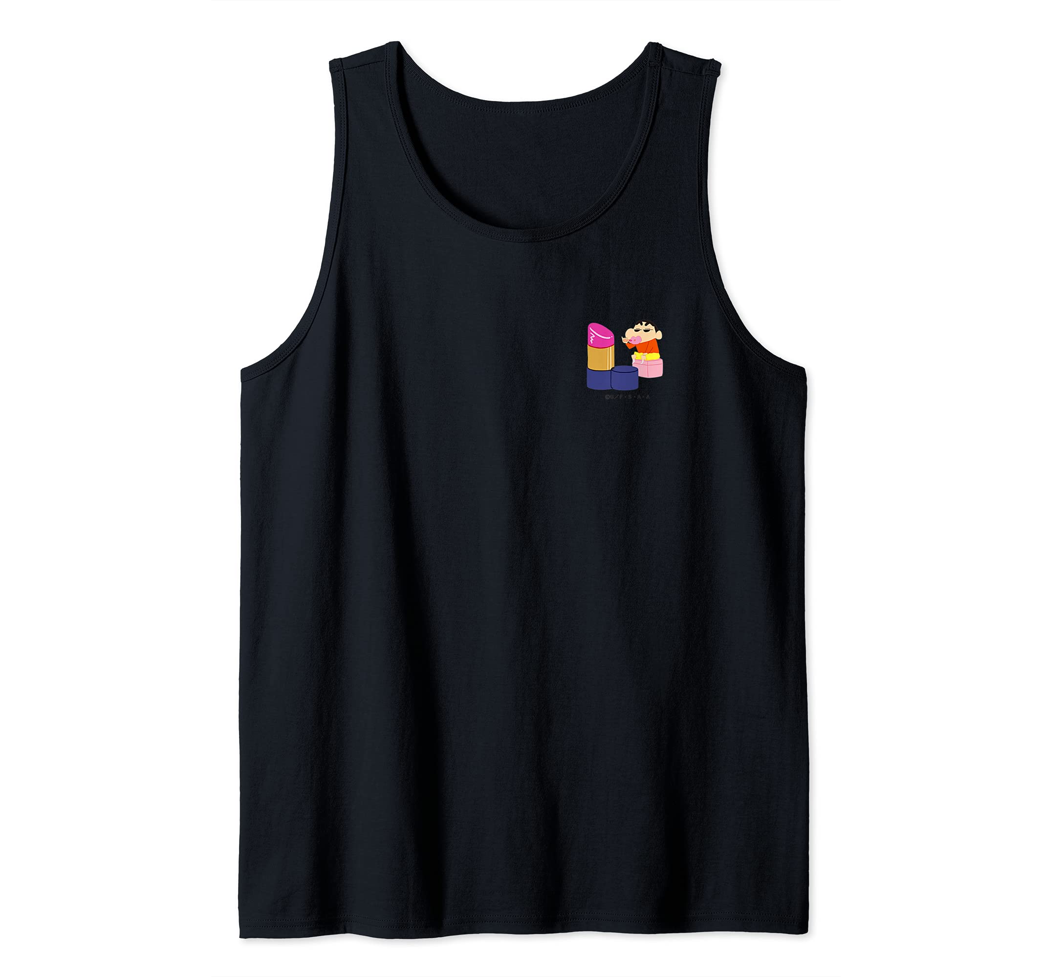 Crayon Shin-chan FUN! FUN! STUDY A to Z ”L” one point Tank Top