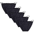 Camelia Womens String Bikini Cotton and Silk Lace Two Versions Panties 4-6 Pack Sexy Underwear Briefs USA SIZE: XS-XL