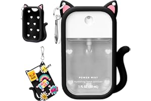 Cat Silicone Case for Touchland Hand Sanitizer Spray, Compatible with Power Mist Glow Mist 1 FL Oz/30ML for Touchland Case, w