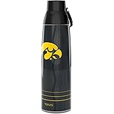 Tervis Venture Water Bottle Iowa Hawkeyes - Full Speed Triple Insulated Tumbler Travel Cup Keeps Drinks Cold & Hot, 36oz, Stainless Steel