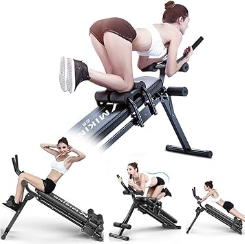 LLSS Banco de Entrenamiento Ajustable, Equipo de Ejercicio de ...