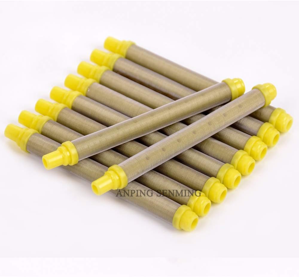 Wagner airless Spray Gun Filters, 100 mesh Yellow. 10 PCS