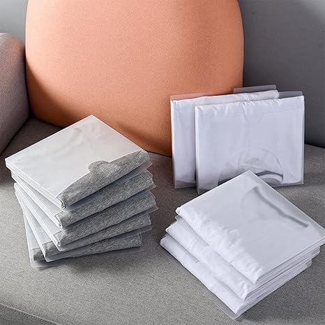 Amazon シャツクリップ10枚 怠惰な折りたたみ式アイロン台 再利用可能なフォルダータイプの防塵収納ボックス Tシャツ シャツ ベストなどを収納できます Small 収納ケース ボックス オンライン通販