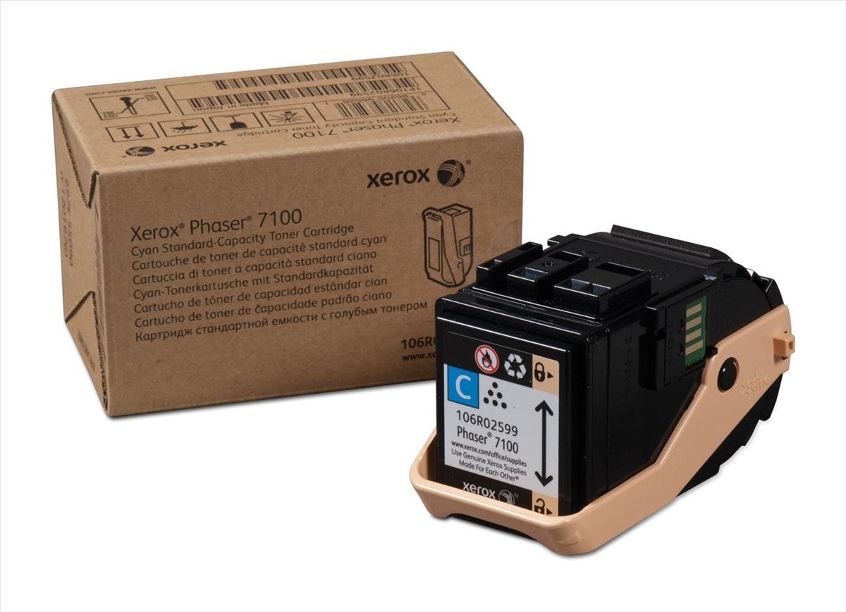 Xerox Phaser 7100 Cyan Standard Capacity Toner Cartridge (4,500 Pages) - 106R02599