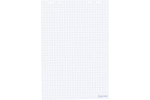 herlitz 68x99cm Squared Recycled Paper 20 Sheet Flipchart Pad(pack of 5)