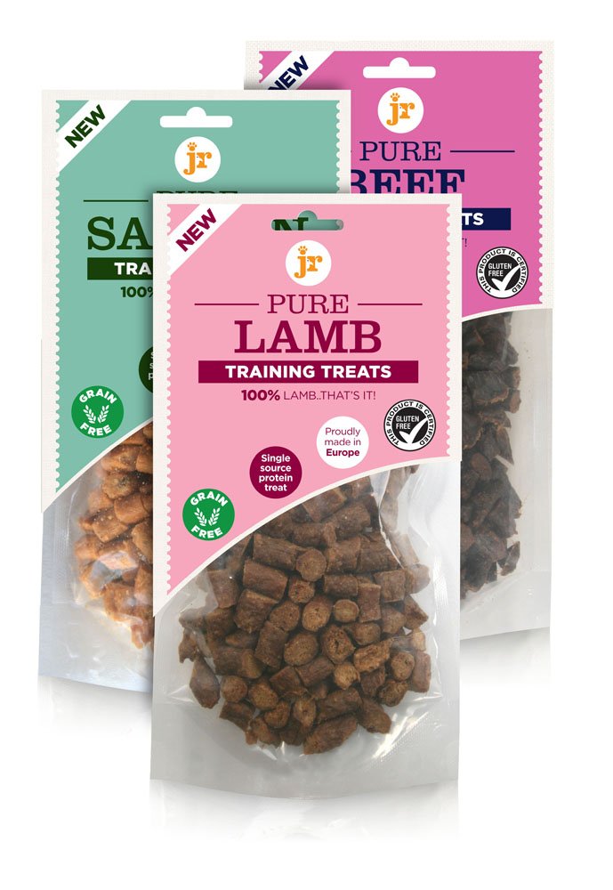 100% Pure dried fresh meat/fish Training Treats for dogs 3 x 85g variety bundle (Lamb, Salmon & Beef)